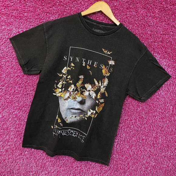 Evanescence Synthesis Album Oversized Electronica Band Tee S - Picture 3 of 4